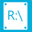 Drive R Icon 64x64 png